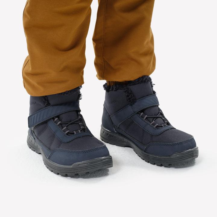 Produktbild Quechua Winterschuhe Kinder Gr. 24–34 Klett warm wasserdicht Winterwandern - SH100 (26)