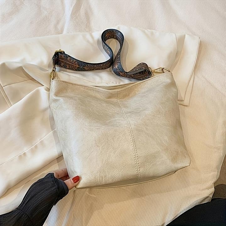 Produktbild Only-Bags.Store Vintage grosse Kapazität Hobo Tasche, Retro-Schulter-Tasche, Frauen Bohemian Handtasche & Geldbörse