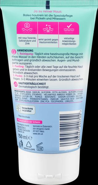 Produktbild dm Balea Reinigung, Peeling & Maske 3in1 (Peeling, 150 ml)