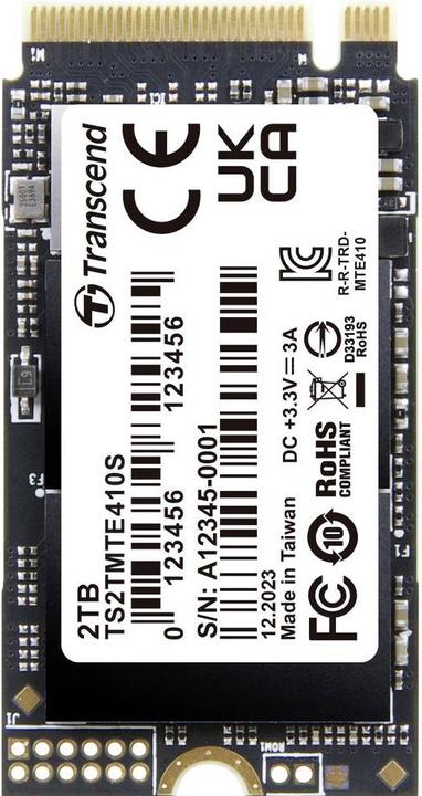Actual product image Transcend MTE410S (2000 GB, M.2 2242)