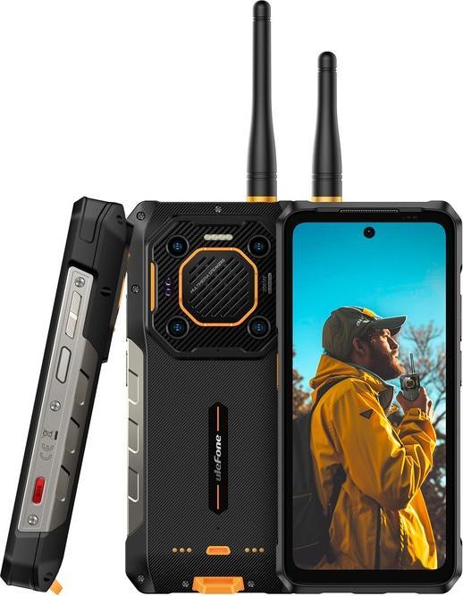 Actual product image Ulefone Armor 26 Ultra Walkie-Talkie (512 GB, Black, Orange, 6.78", Dual SIM, 200 Mpx, 5G)
