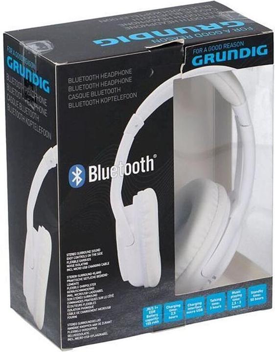 Image du produit Grundig Écouteurs Bluetooth (pas de réduction du bruit, 2.50 h, Sans fil)