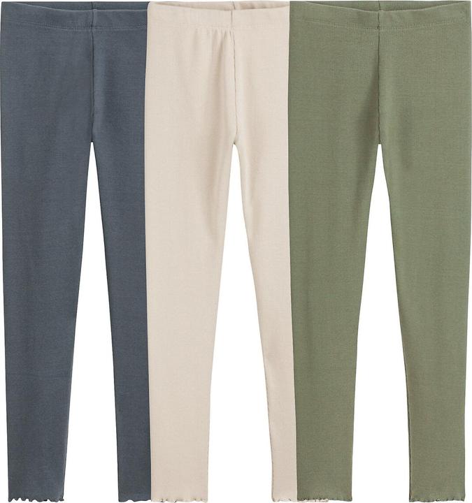 Image du produit La Redoute Collections 3er-Pack Leggings aus Rippstrick (86)