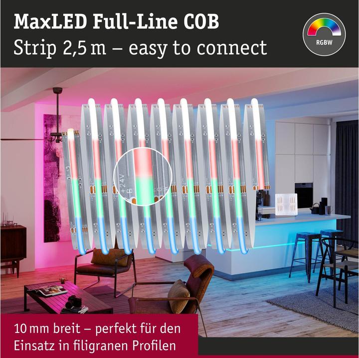 Image du produit Paulmann MaxLED 500 Stripe Set (RGBW, 250 cm, Intérieur)