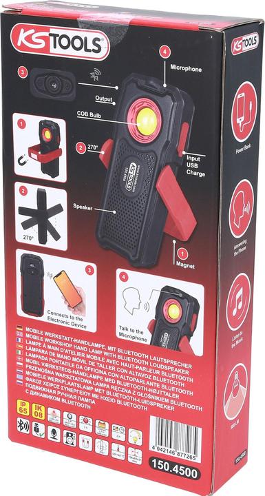 Produktbild KS Tools Mobile Werkstatt-Handlampe 500 Lumen (500 lm)