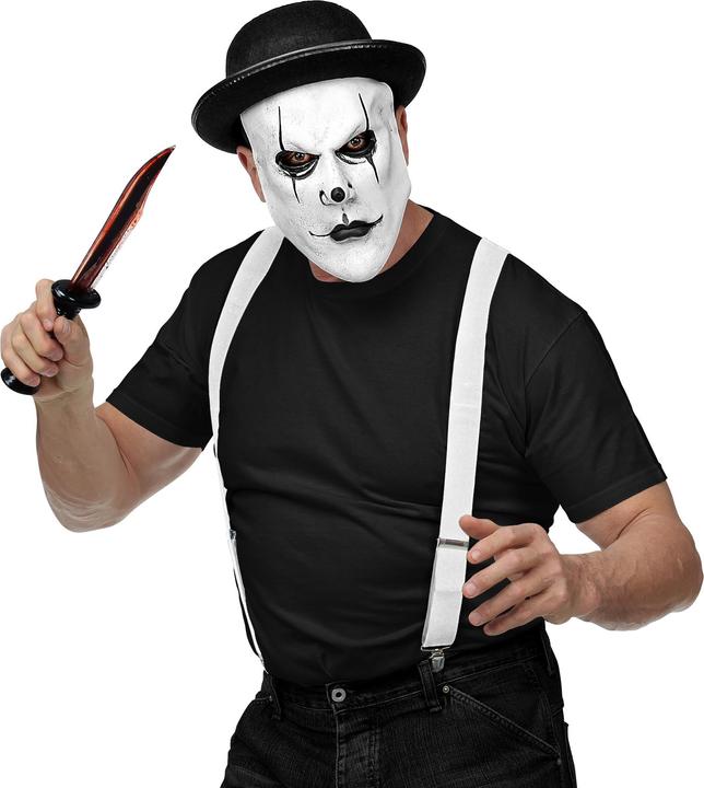 Image du produit Widmann Demi-masque Arlequin avec chapeau melon
