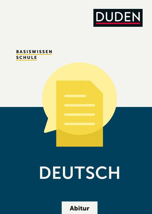 Immagine prodotto Basiswissen Schule – Deutsch Abitur (Tedesco, Detlef Langermann, 2020)