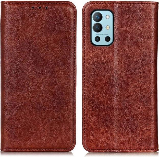 Immagine prodotto MU Classic Crazy Horse V serie di copertine di libri in pelle (OnePlus 9R)