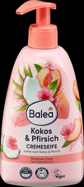 dm Balea Cremeseife Pfirsich & Kokos (Flüssigseife)