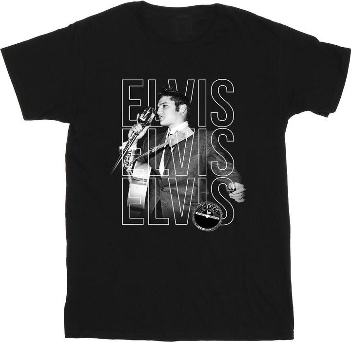 Image du produit Elvis - T-shirt TRIPLE LOGO PORTRAIT - Homme (S)