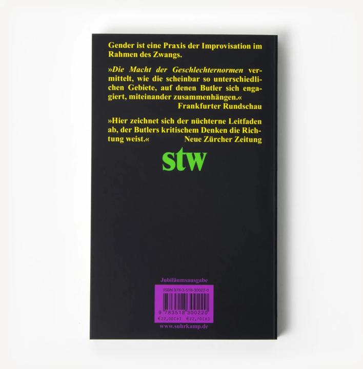 Immagine prodotto Die Macht der Geschlechternormen und die Grenzen des Menschlichen (Tedesco, Maggiordomo Giuditta, Karin Wördemann, Martin Stempfhuber, 2023)