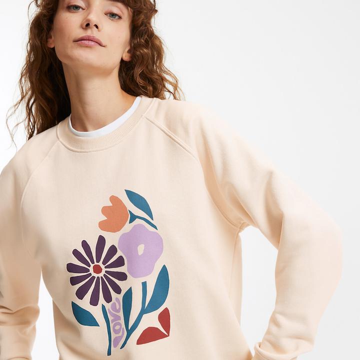 Image du produit La Redoute Collections Sweatshirt mit rundem Ausschnitt (XL)