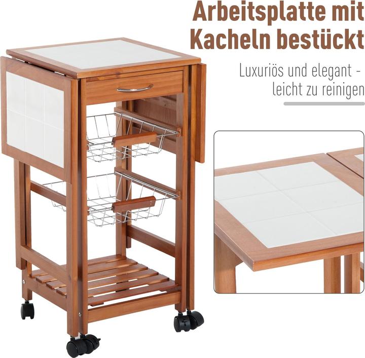 Immagine prodotto Homcom Carrello da cucina