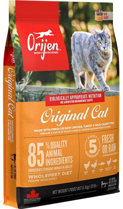 Actual product image Orijen Cat and kitten (Adult, Junior, Puppy + kitten, 1 pcs., 5400 g)