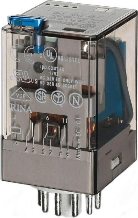 Produktbild Finder 60.13.9.024.0040 Steckrelais 24 V/DC 10 A 3 Wechsler 1 St. (6,0139E+11)