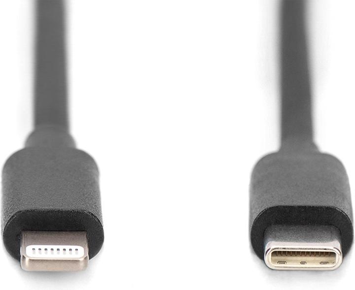 Immagine prodotto Digitus Cavo a spirale da USB 2.0 - USB - C a Lightning (1 m, USB 2.0)