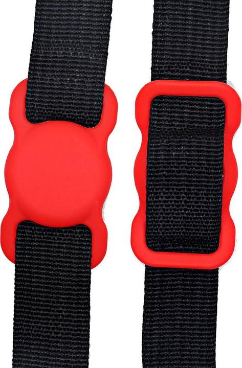Actual product image Ueli Express Silicone Dog and Cat Collar Holder for Apple AirTag Black