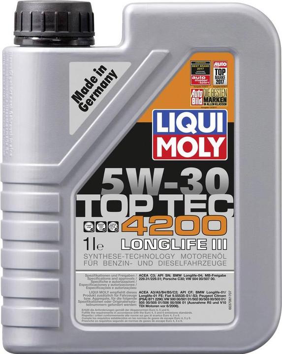 Produktbild Liqui Moly Top Tec 4200 5W-30 3706 (1 l, SAE 5W-30)