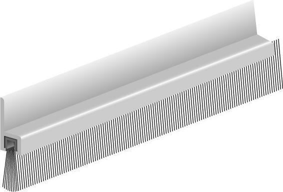 Actual product image Ellen Brush seal L.1000mm W.7mm Total H.30mm w.heavy duty brush