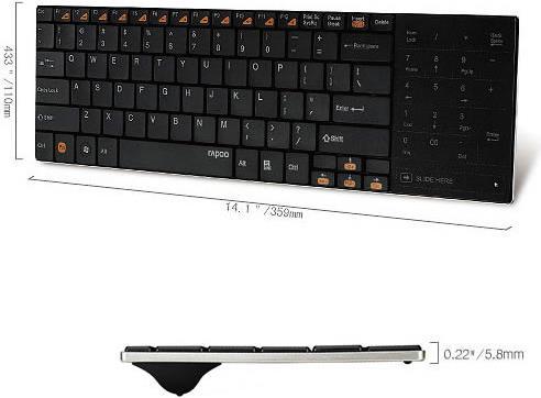 Produktbild Rapoo Wireless Touchpad E9080 (CH, Kabellos)