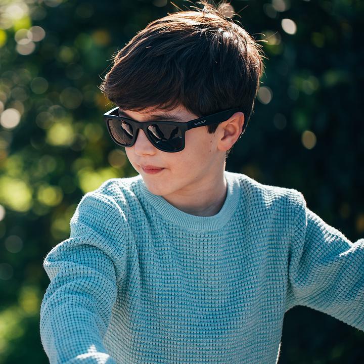 Produktbild Koolsun Wave Matte Black Kinder-Sonnenbrille