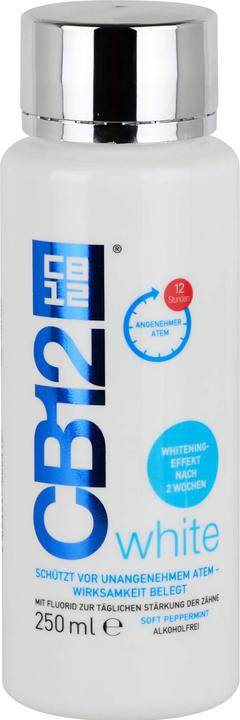 CB12 White schützt vor unangenehmem Atem, 250 ml Lösung (250 ml, Mundspülung)