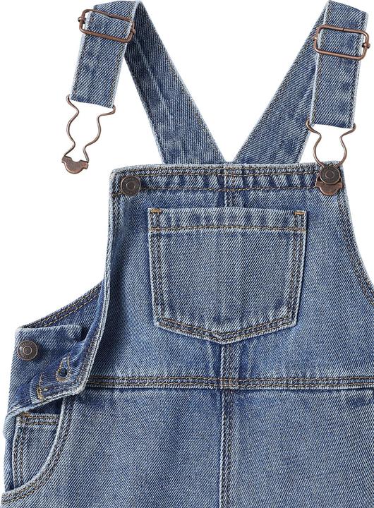 Vertbaudet Jungen Baby Jeans-Latzhose