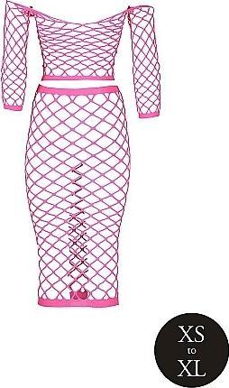 Actual product image Ouch! Long Sleeve Crop Top and Long Skirt (One size)