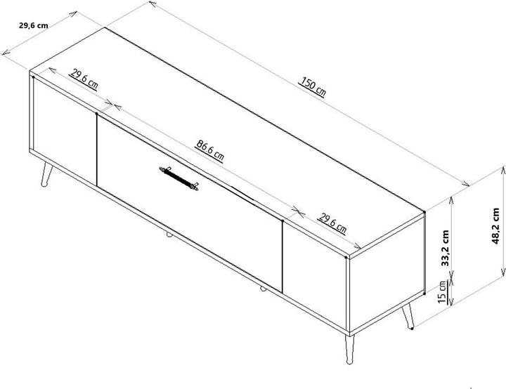 Image du produit Kalune Design Decorium Flat TV Stand