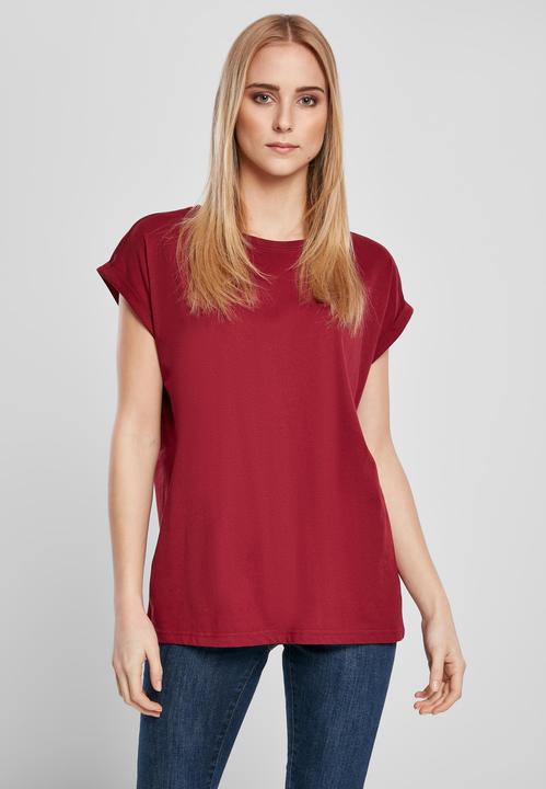 Actual product image Urban Classics Ladies Organic Extended Shoulder Tee (M)