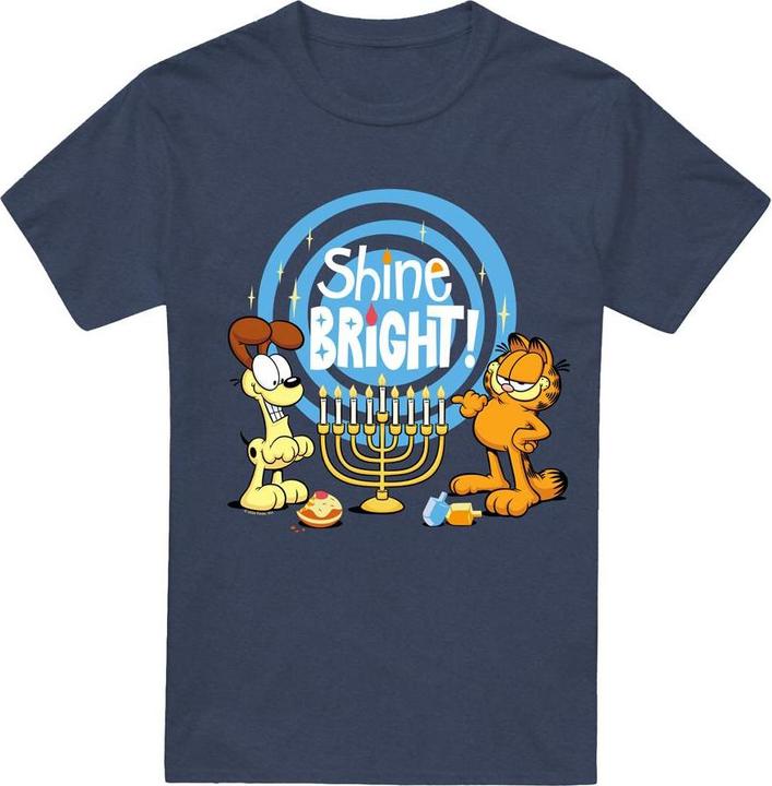 Produktbild Garfield Shine Bright For Hanukkah TShirt (S)