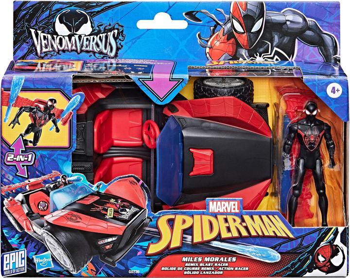 Actual product image Spiderman SPI 10 cm Venomversus Miles Street Racer