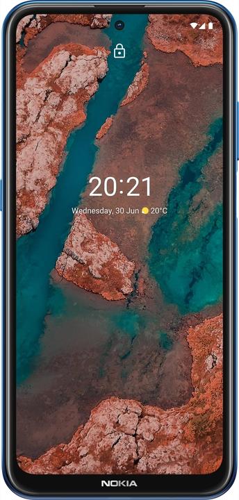 Actual product image Nokia X20 (8GB) (128 GB, nordic blue, 6.67", Hybrid Dual SIM, 64 Mpx, 5G)