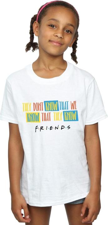 Produktbild Friends They Don't Know Script TShirt Mädchen (128)