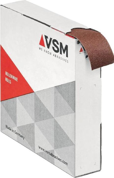 Actual product image Vsm Abrasive cloth economy roll (A) brown KK 114 F 25 mm × 50 m (80)