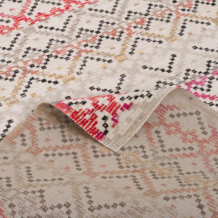 Actual product image Pergamon Kurzflor Designer Teppich Modern Vintage Orient Muster (120 x 170 cm)