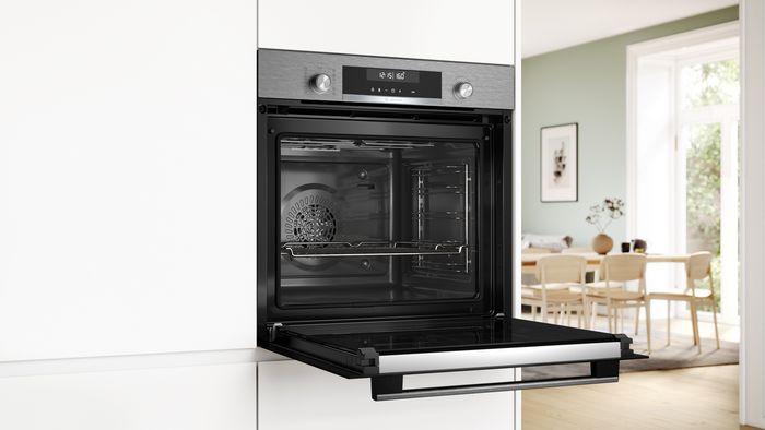 Image du produit Bosch Hausgeräte Set four encastrable, HBG578BS3 + PKN645BA2E, Four encastrable, Plaque de cuisson électrique