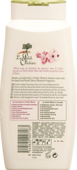Actual product image Le Petit Olivier Shower Cherry Blossom (500 ml)