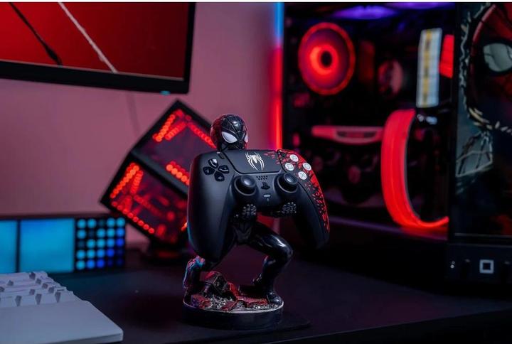 Produktbild Exquisite Gaming Cable Guy - Marvel - Symbiote Spider-Man Support Chargeur pour Téléphone et Manette (PS5)