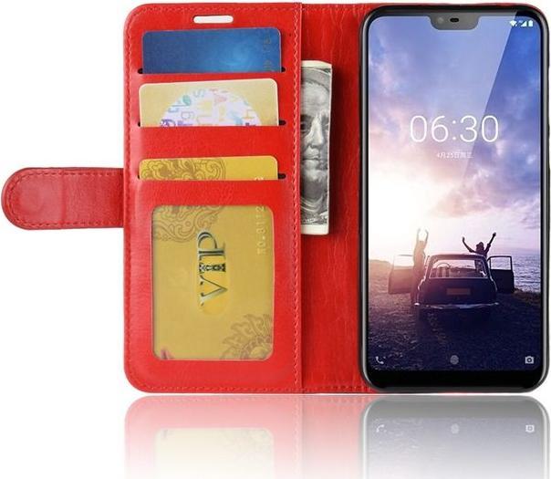Actual product image MU Classic Crazy Horse II Leather Bookcover Series (Nokia 6.1 Plus)