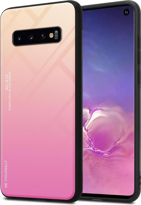 Productafbeelding Cadorabo TPU 2 kleuren glasdekking (Samsung Galaxy S10)
