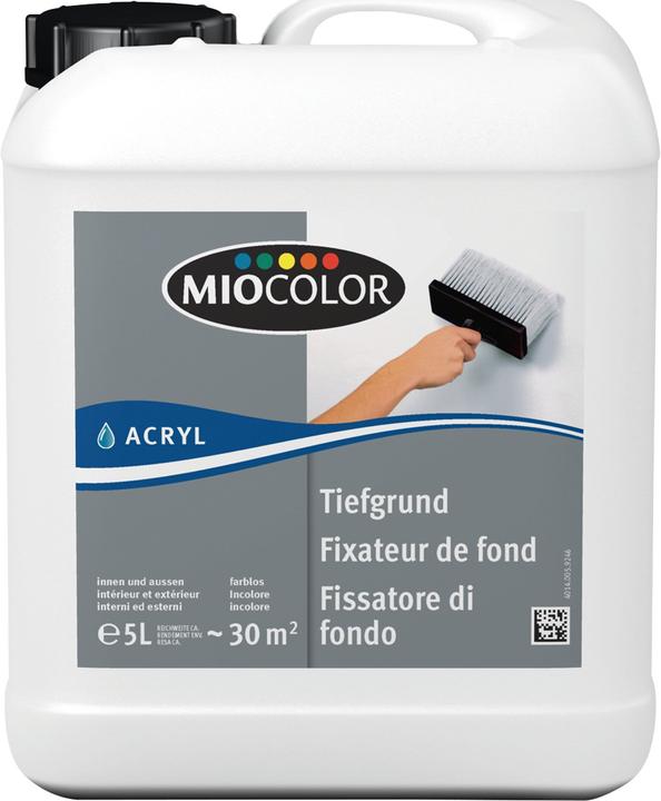 Miocolor Tiefgrund (Farblos, 5 l)