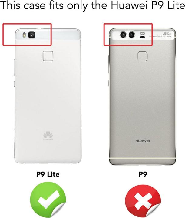 Actual product image Nalia 360 degree cell phone case (Huawei P9 Lite)
