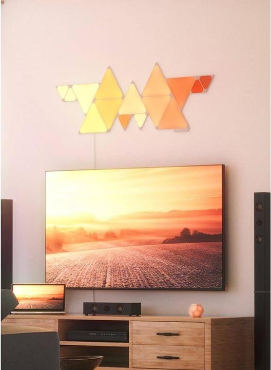 Actual product image Nanoleaf Shapes Ultra Black 9PK Starter (80 lm)
