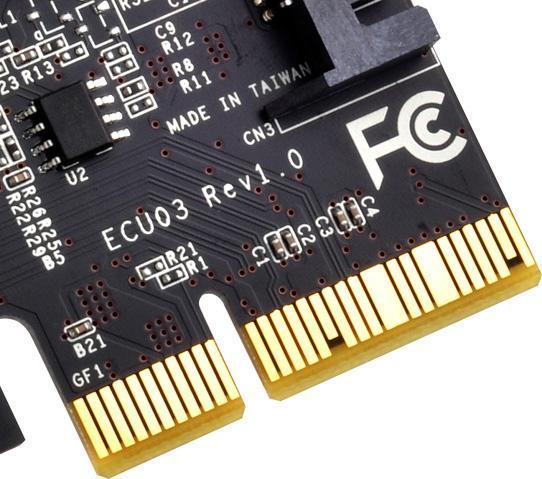 Produktbild Silverstone PCI Express Karte SST-ECU03 USB 3.1 (Typ A+C)