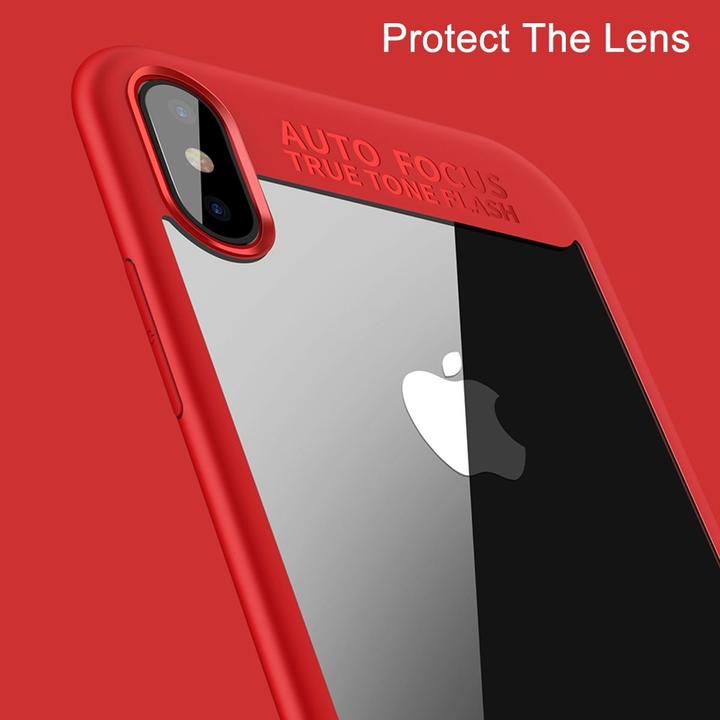 Actual product image König Design Ultra Slim Case for Apple iPhone X Mobile Phone Case Protection Cover Bumper Cases Red New (Apple iPhone X)