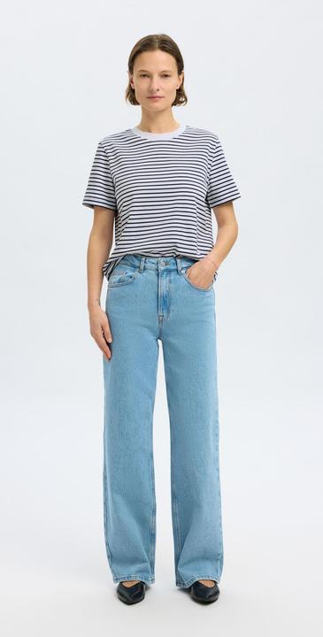 Immagine prodotto Selected Femme Slfessential Ss Striped Boxy Tee Noos (XL)