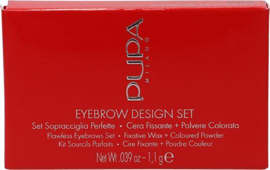 Actual product image Pupa Milano Eyebrow Desing Set Dark Brown (Dark brown)