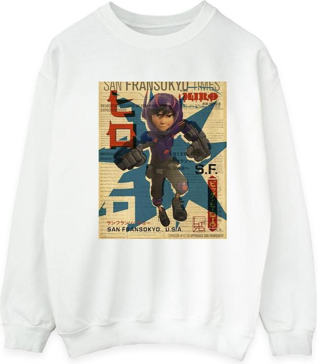 Produktbild Disney Big Hero 6 Baymax Hiro Newspaper Sweatshirt (M)