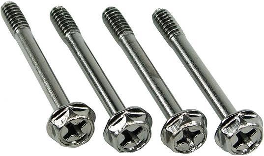 Actual product image Phobya Screw UNC 6-32 x 30 cross (4xpcs) black nickel